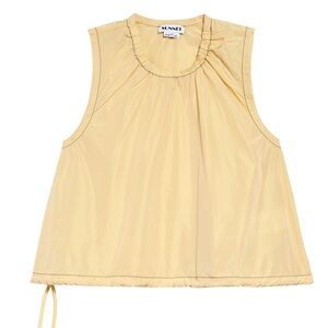 SUNNEI nylon shell top with cinched waist